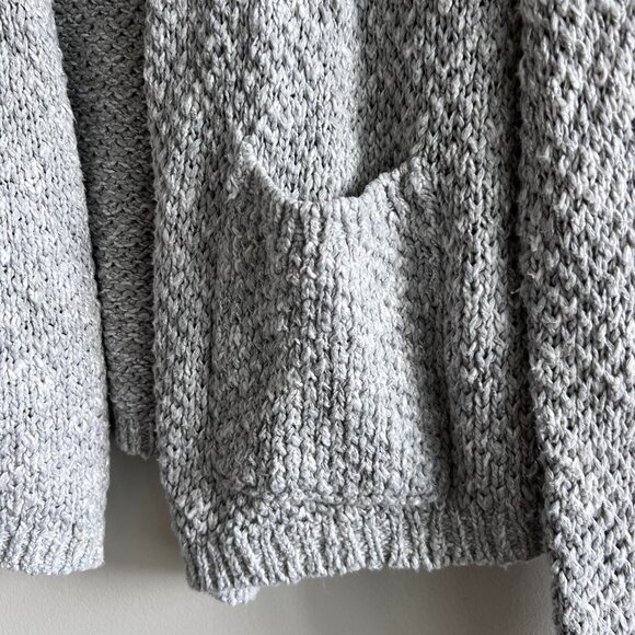 Abercrombie & Fitch Cotton Blend Cardigan Sweater Size L in Grey - Picture 2 of 7